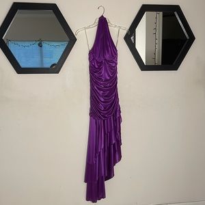 Purple/ Magenta Asymmetrical Fancy Dress (Long)